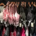 Colourful bras, lingerie and underwear
